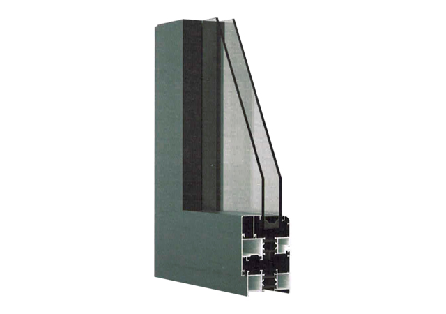 60系平开窗断桥铝型材<br>60 series casement window broken bridge aluminum profile
