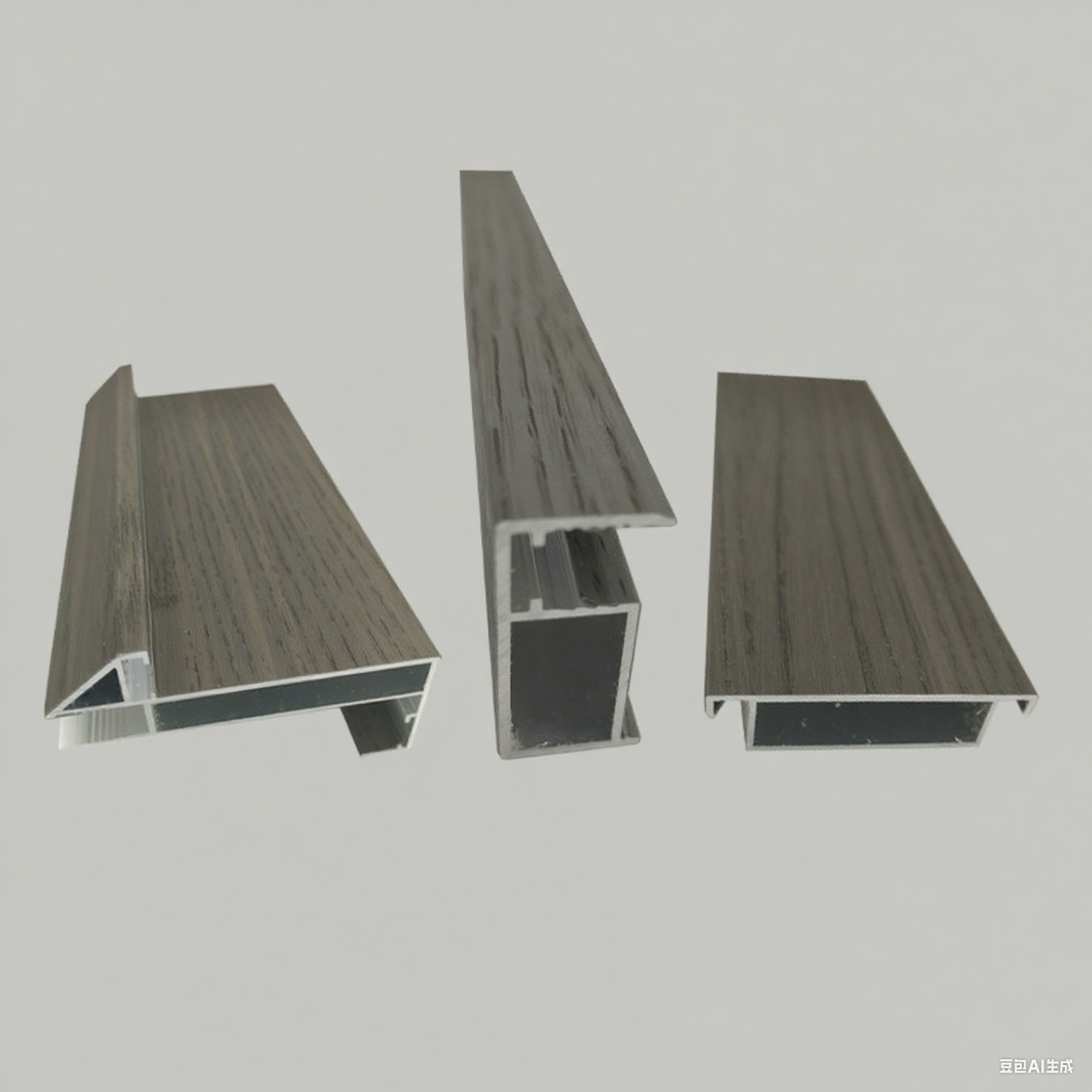 Aluminum alloy frame profiles for aluminum eco-doors, and aluminum profiles for 