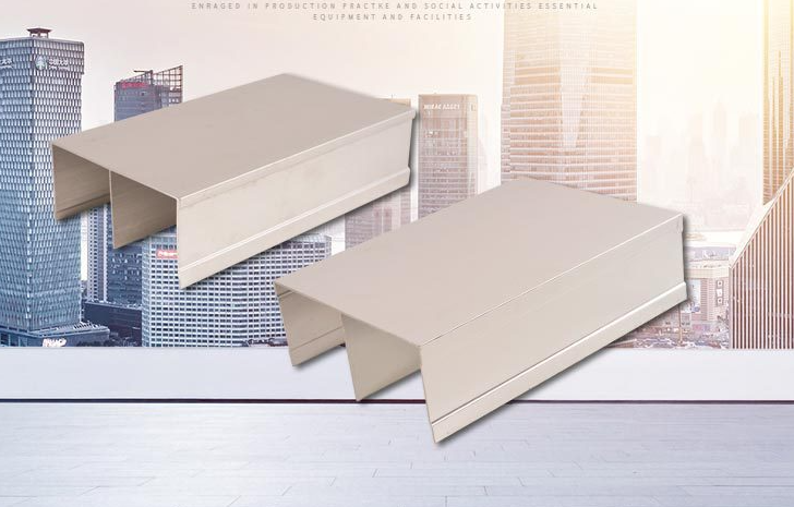 Aluminum alloy wardrobe sliding door profile, painted with oxide coating, with s