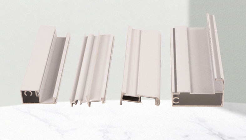 Modern light luxury style sliding wardrobe door aluminum profiles: 12mm insert f