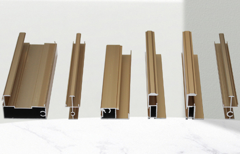 Aluminum alloy sliding door profiles, aluminum frames for door and window decora