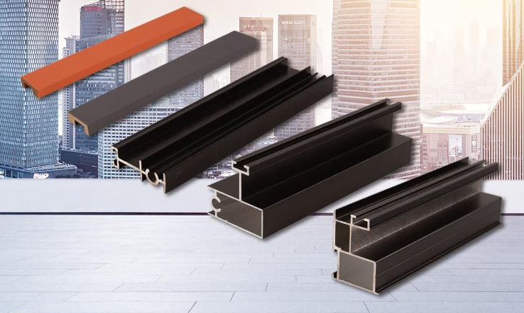 Nordic sliding wardrobe with aluminum alloy door frames and aluminum alloy coati